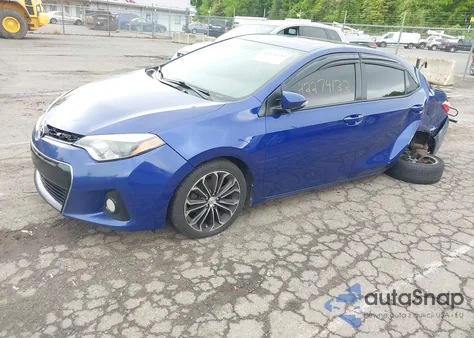 2014 Toyota Corolla S Plus from USA, damaged, VIN 2T1BURHE1EC059122